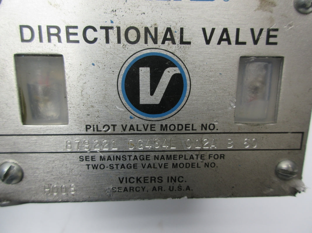 VICKERS DG4S4L012AB60 879221 110/120V UNMP