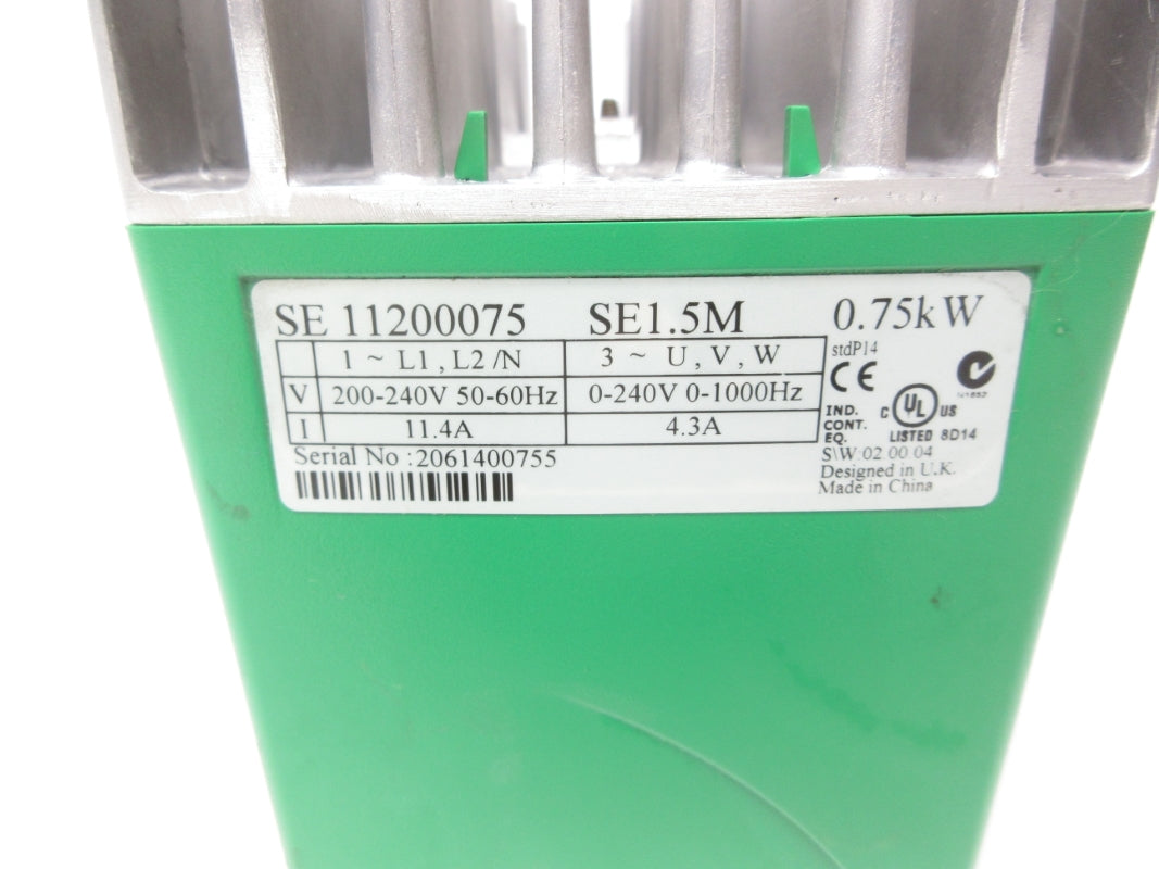 CONTROL TECHNIQUES SE11200075 240V 11.4A NSNP