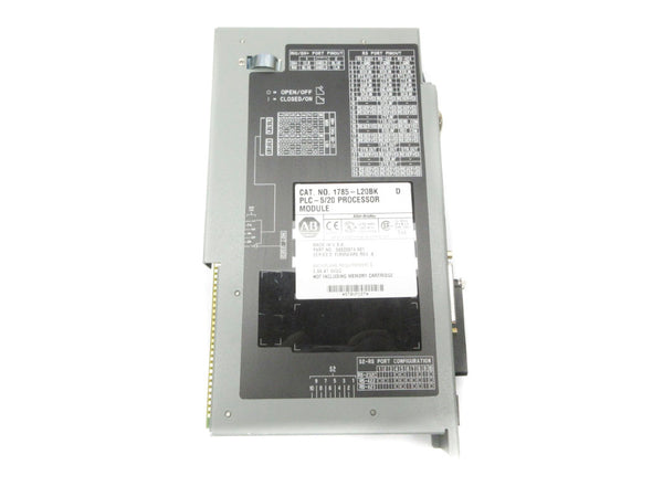 ALLEN BRADLEY 1785-L20BK SER. D F/W B 5VDC 2.3A (NO KEY) NSNP