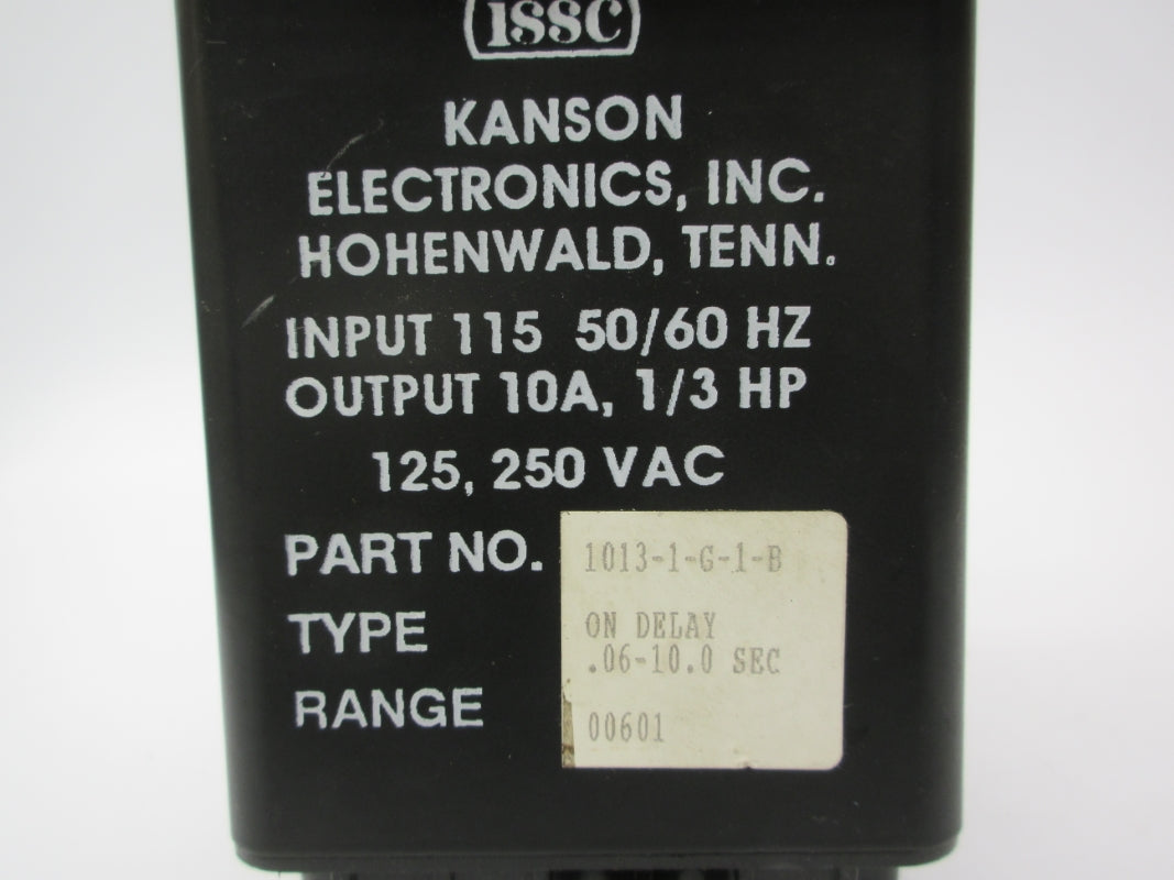 ISSC 1013-1-G-1-B 250VAC 10A .06-10.0S NSNP