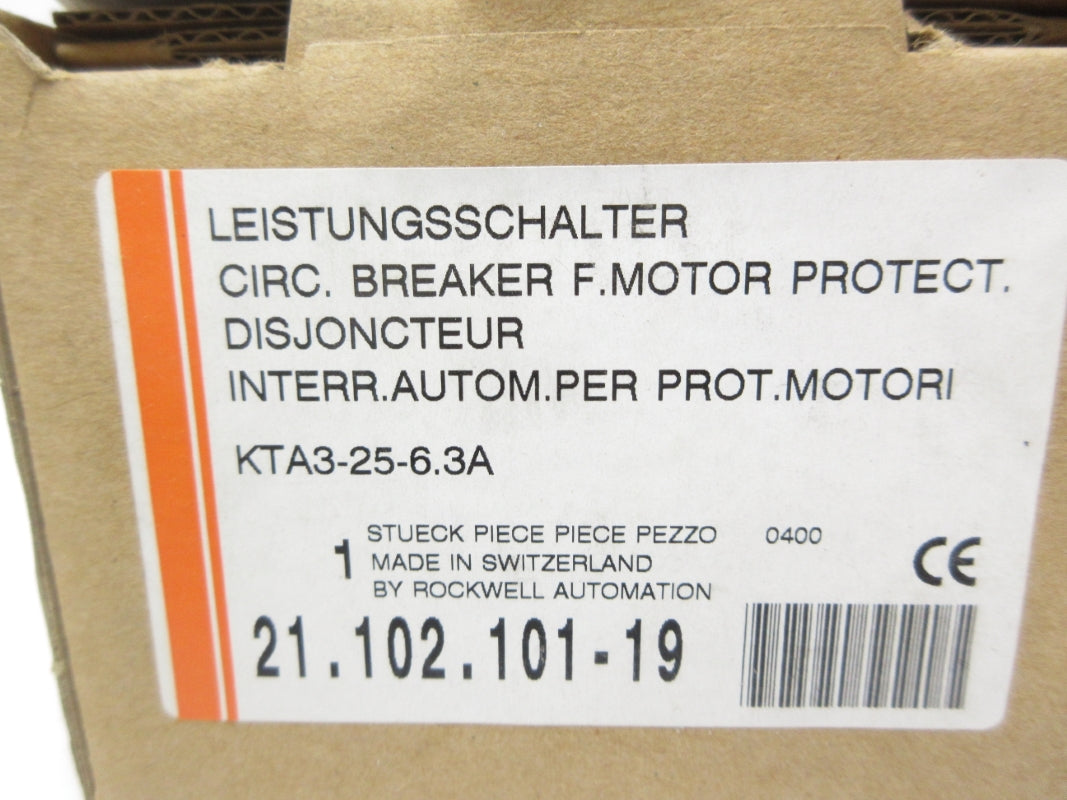 SPRECHER+SCHUH KTA3-25-6.3A 4.0-6.3A NSMP