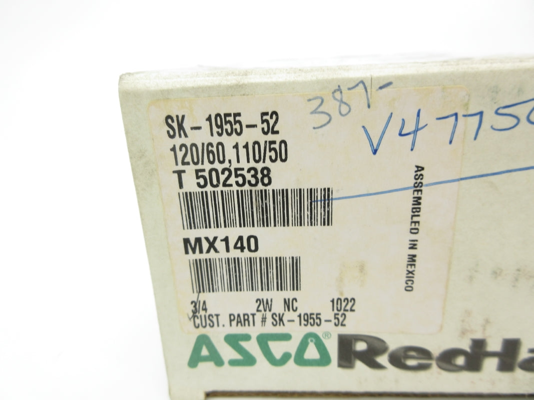 ASCO SK-1955-52 110/120V 150PSI NSMP