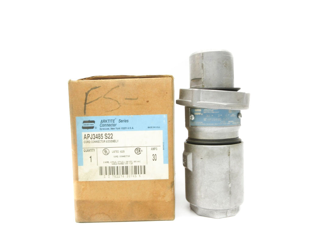 CROUSE HINDS APJ3485S22 600VAC 30A NSMP