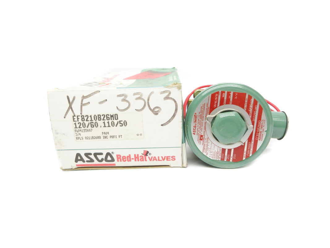 ASCO EF8210B26MO 110/120V 250PSI 3/4" NSMP