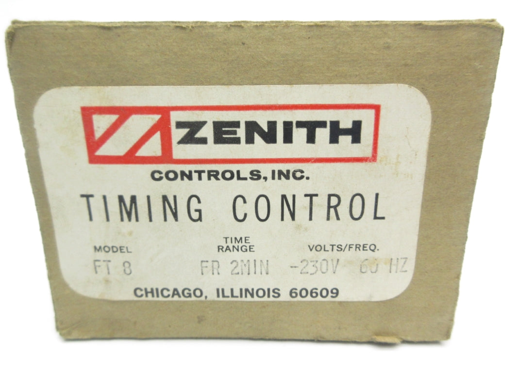 ZENITH CONTROLS FT8 230V 15A 2M NSMP