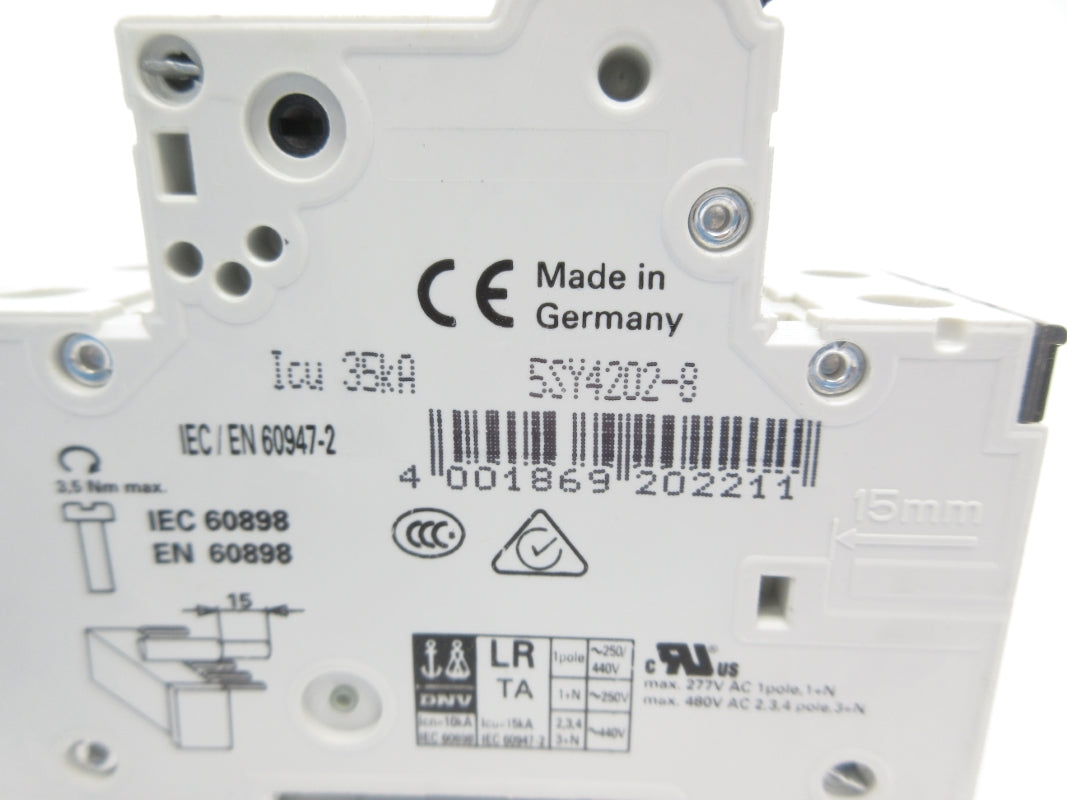 SIEMENS 5SY4202-8 480VAC 2A NSNP