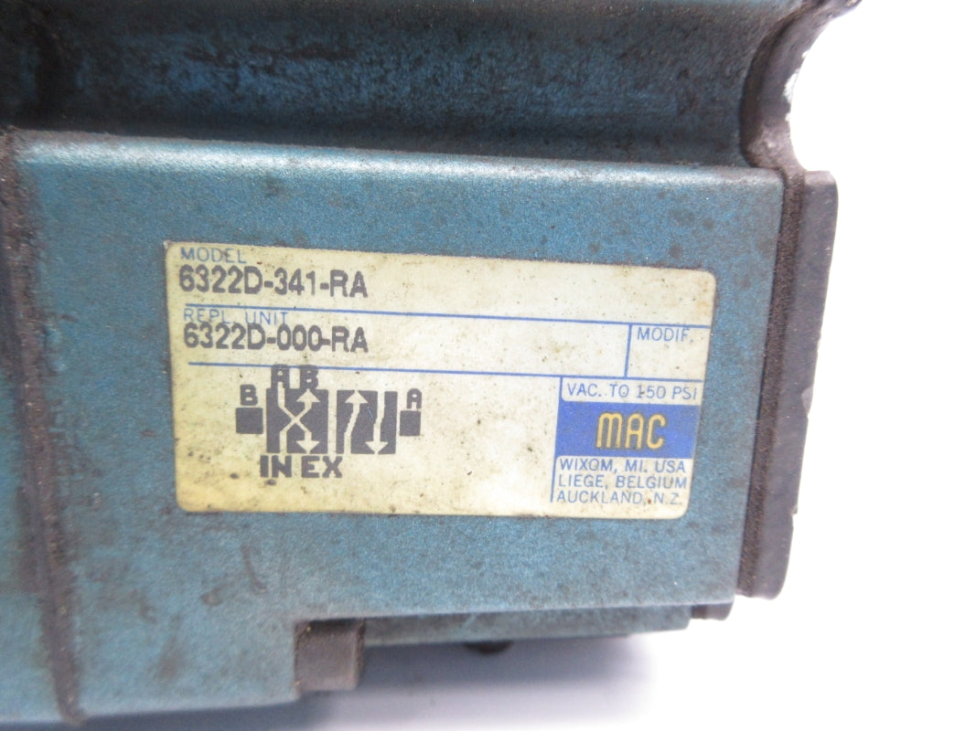 MAC 6322D-341-RA 150PSI UNMP