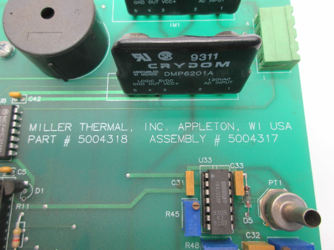 MILLER THERMAL 5004318 5004317 UNMP