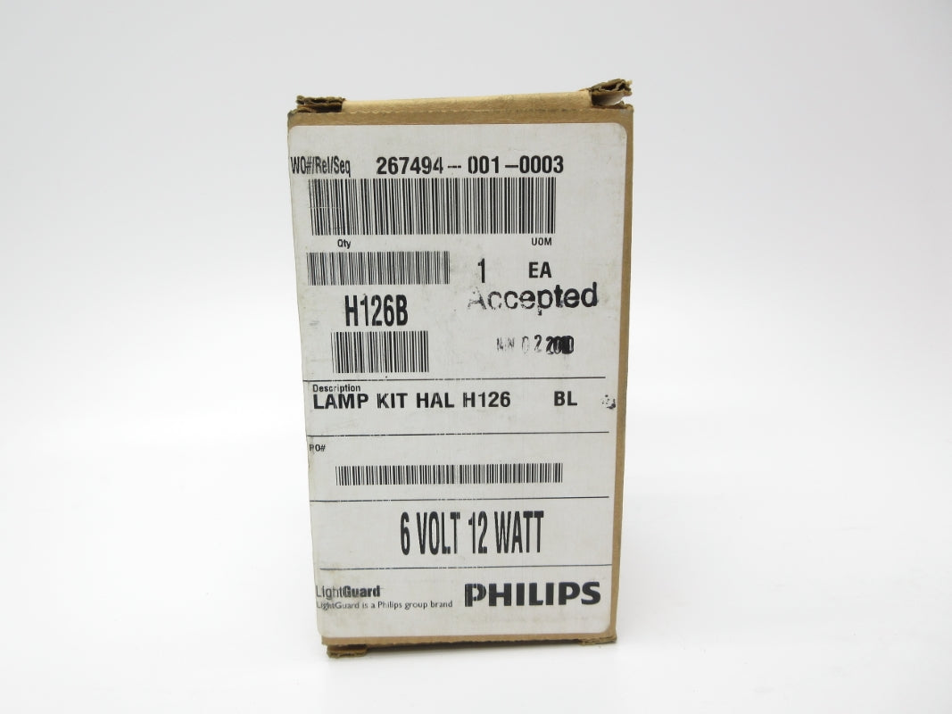 PHILIPS H126B 6V NSMP