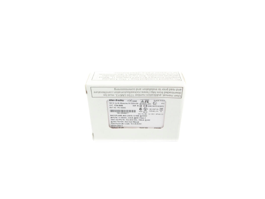 ALLEN BRADLEY 1734-IB8S SER. B 11-30VDC 0.105A NSMP