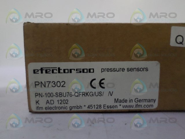 IFM EFECTOR PN7302 PRESSURE MONITOR *NEW IN BOX*