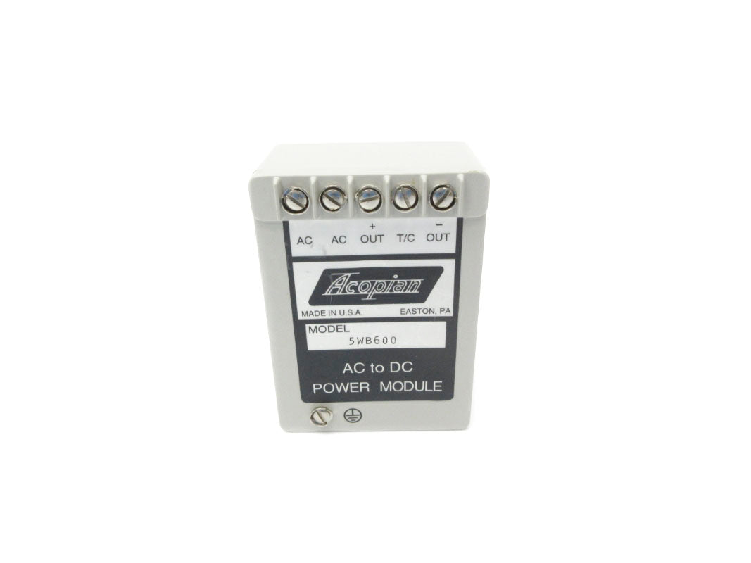 ACOPIAN 5WB600 NSNP