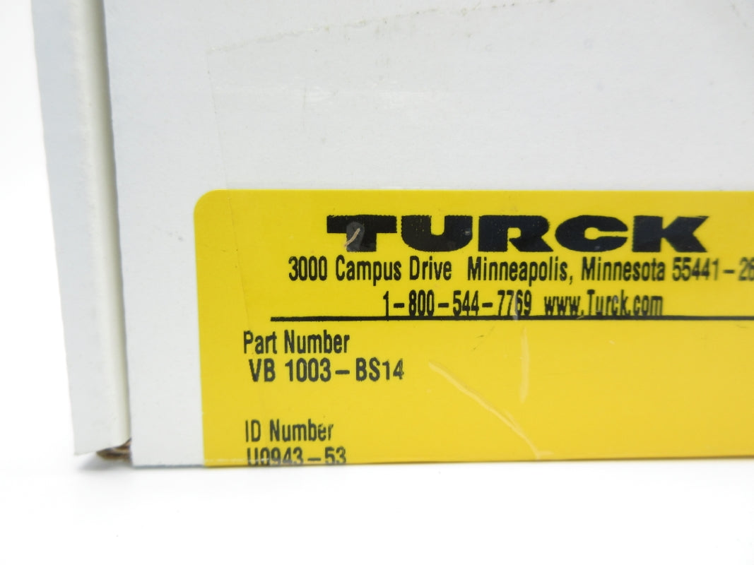 TURCK VB1003-BS14 U0943-53 NSMP