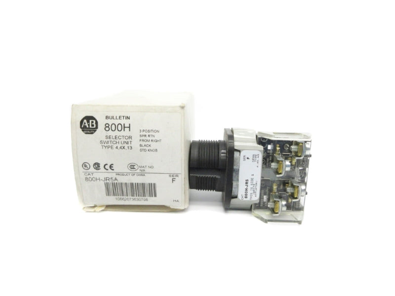 ALLEN BRADLEY 800H-JR5A SER. F (AS PICTURED) (WH) NSMP