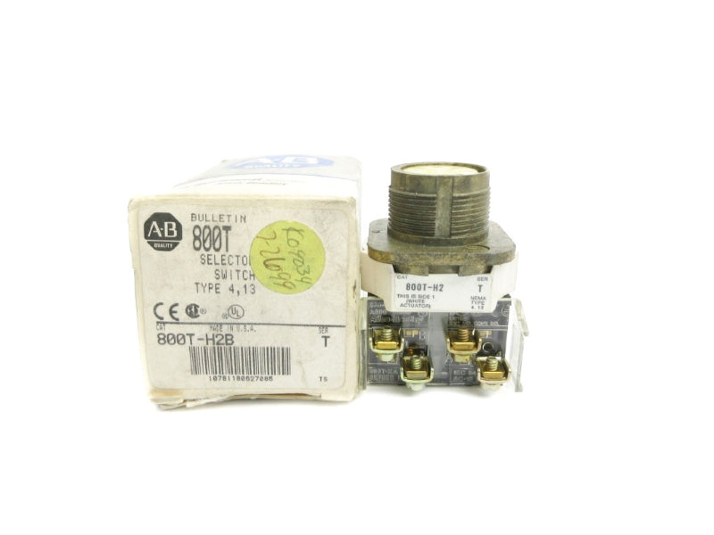 ALLEN BRADLEY 800T-H2B SER. T (AS PICTURED) (GY/BL) NSMP