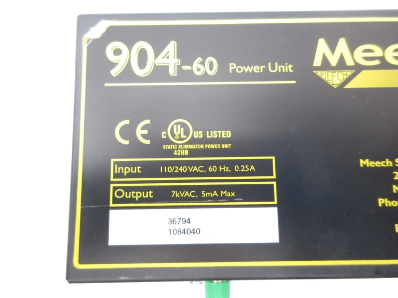MEECH 904-60 110/240VAC 0.25A NSNP