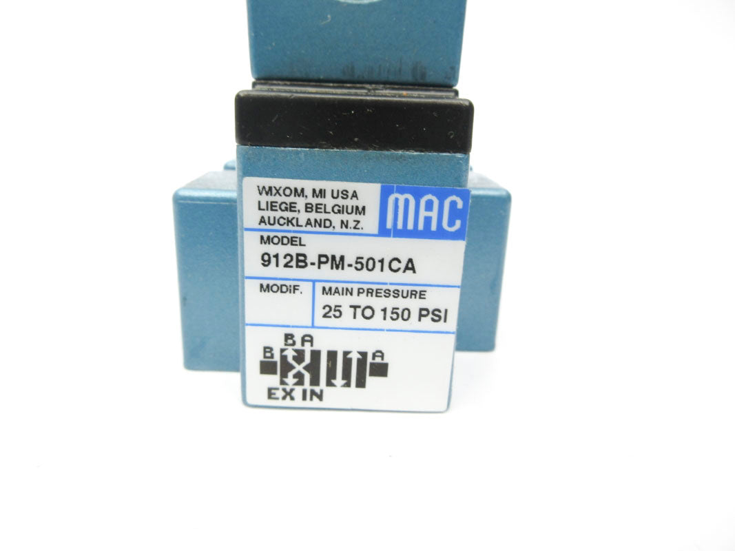 MAC 912B-PM-501CA 24VDC 25-150PSI NSNP