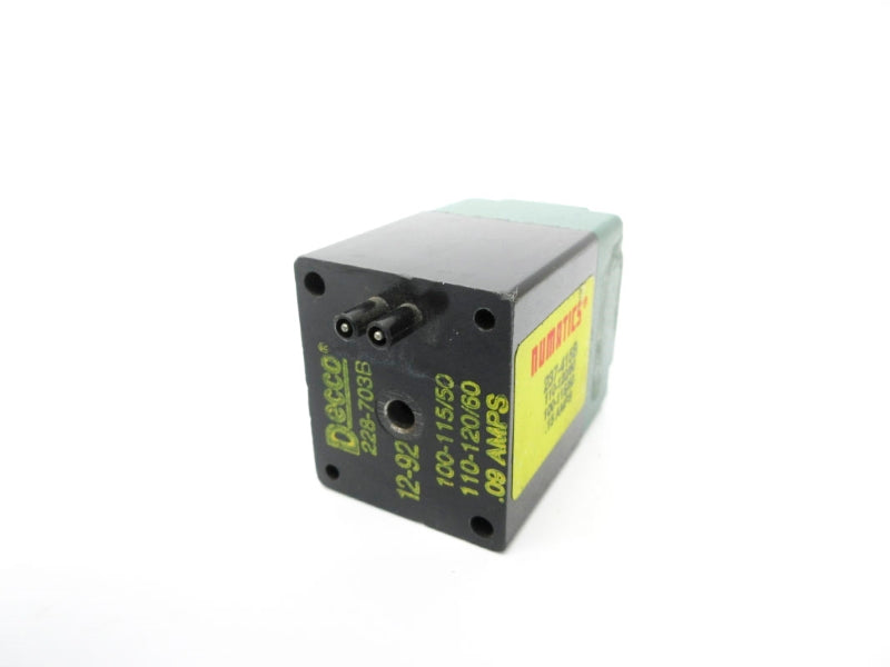 NUMATICS 237-415B 100-115/110-120V .15A NSNP