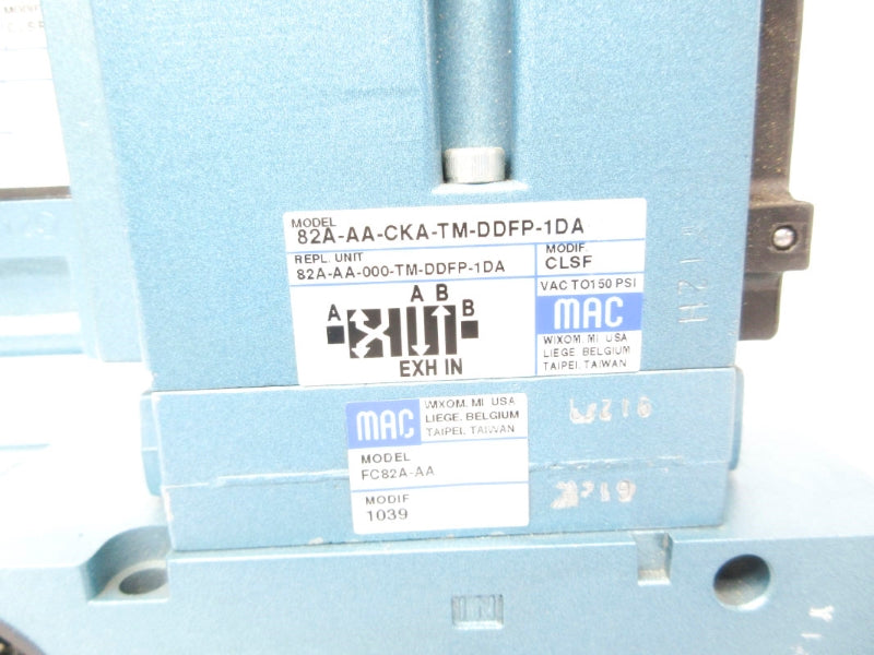 MAC 82A-AA-CKA-TM-DDFP-1DA 24VDC 150PSI NSNP