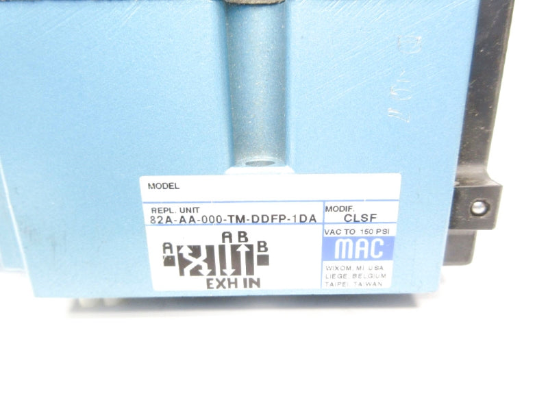 MAC 82A-AA-000-TM-DDFP-1DA 24VDC 150PSI NSNP