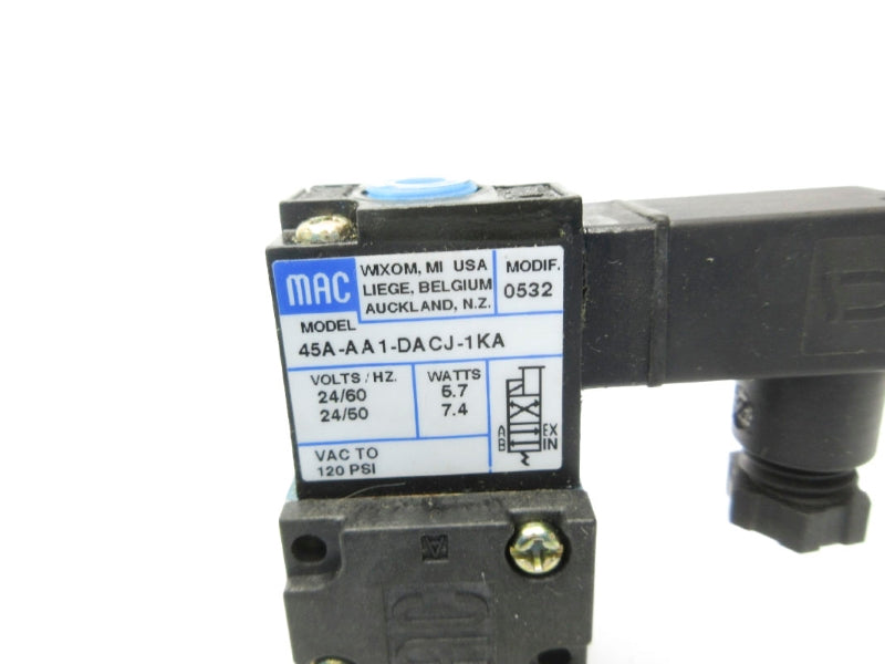 MAC 45A-AA1-DACJ-1KA 24V 120PSI NSNP