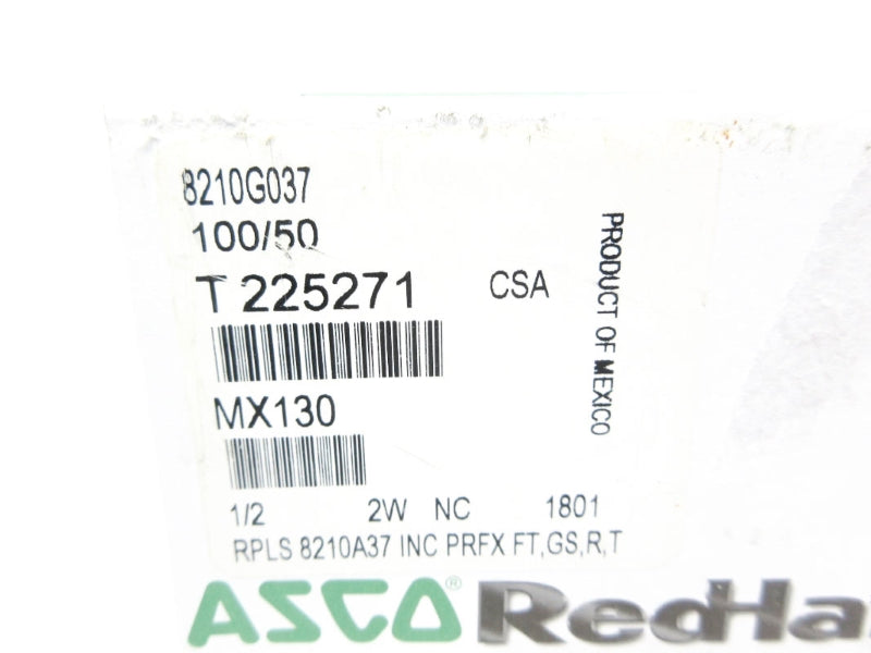 ASCO 8210G037 100V 1-125PSI 1/2" NSMP