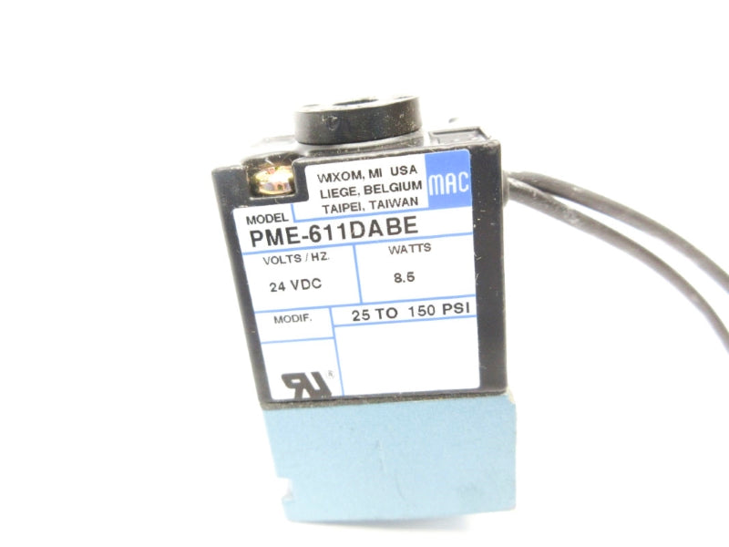 MAC PME-611DABE 24VDC 25-150PSI NSNP