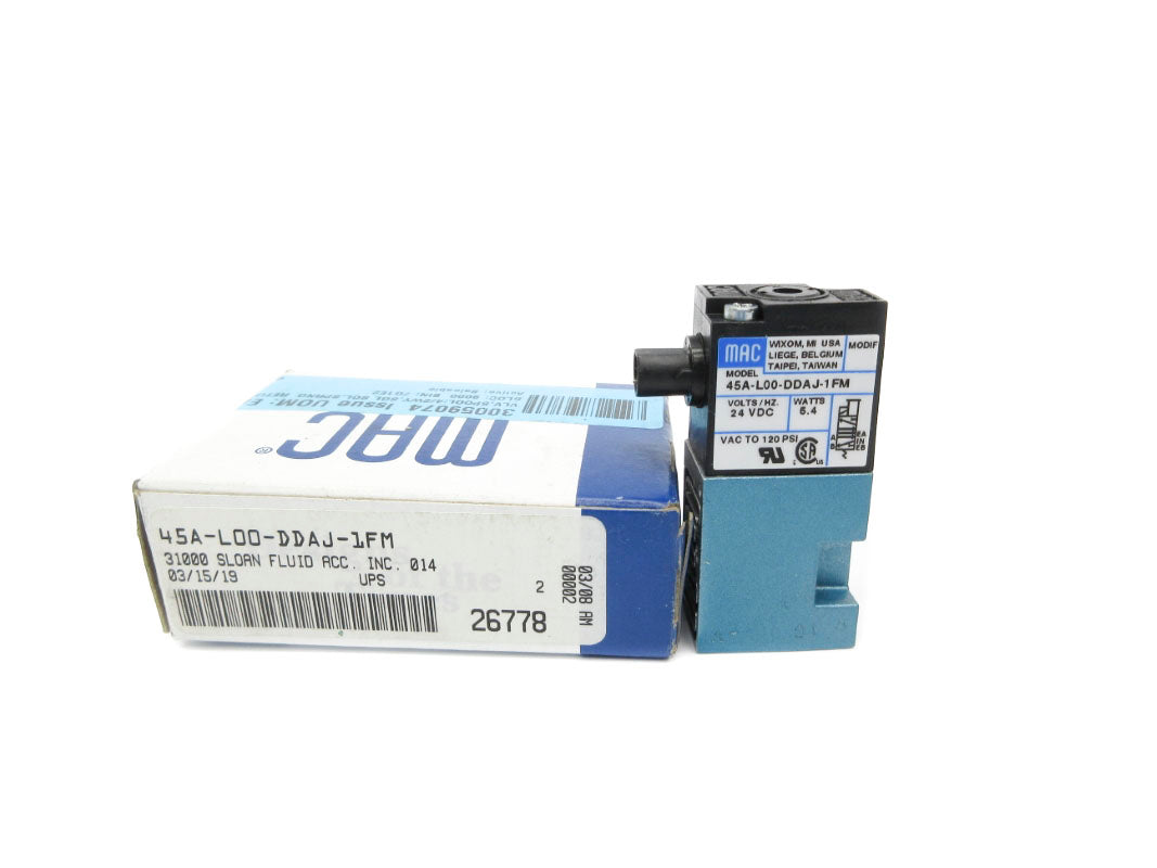MAC 45A-L00-DDAJ-1FM 24VDC 120PSI NSMP