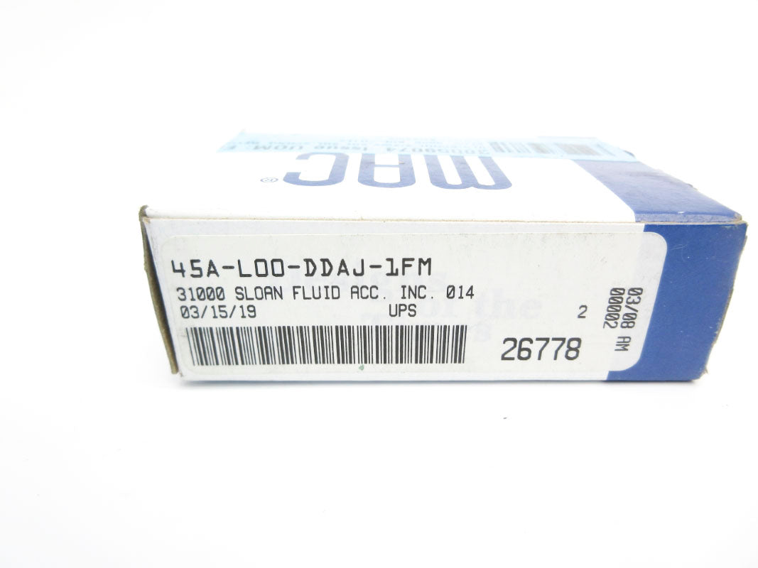 MAC 45A-L00-DDAJ-1FM 24VDC 120PSI NSMP