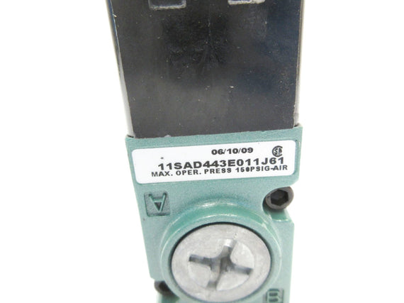 NUMATICS 11SAD443E011J61 24VDC 150PSI NSNP