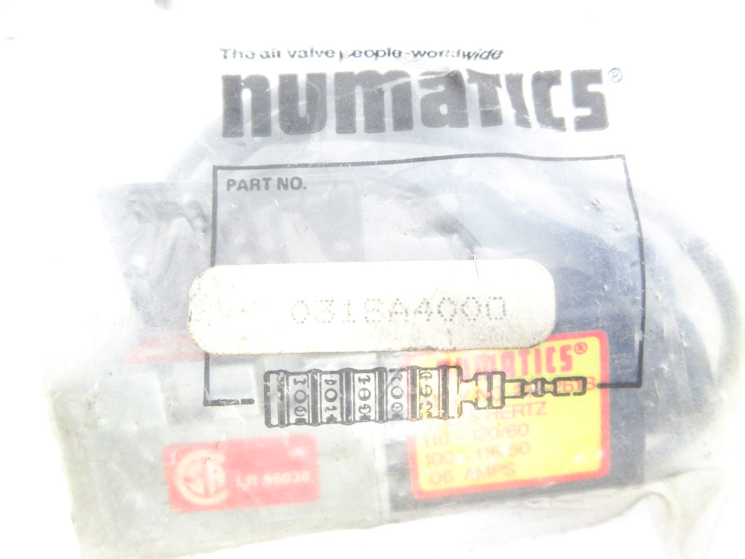 NUMATICS 031SA400O 120V .06A NSMP