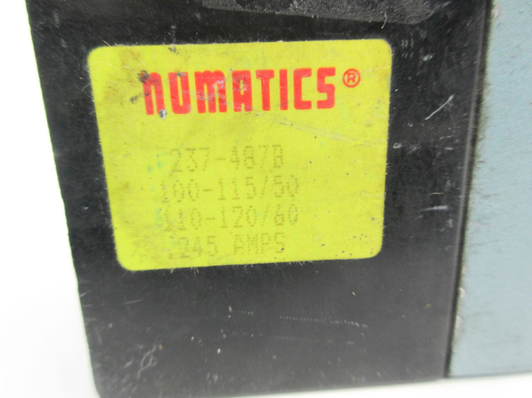 NUMATICS 237-487B 120V .245A UNMP