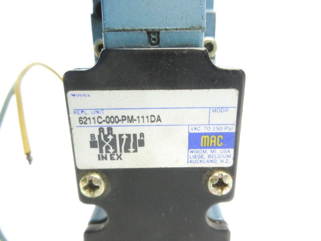 MAC 6211C-000-PM-111DA 110/120V 150PSI UNMP