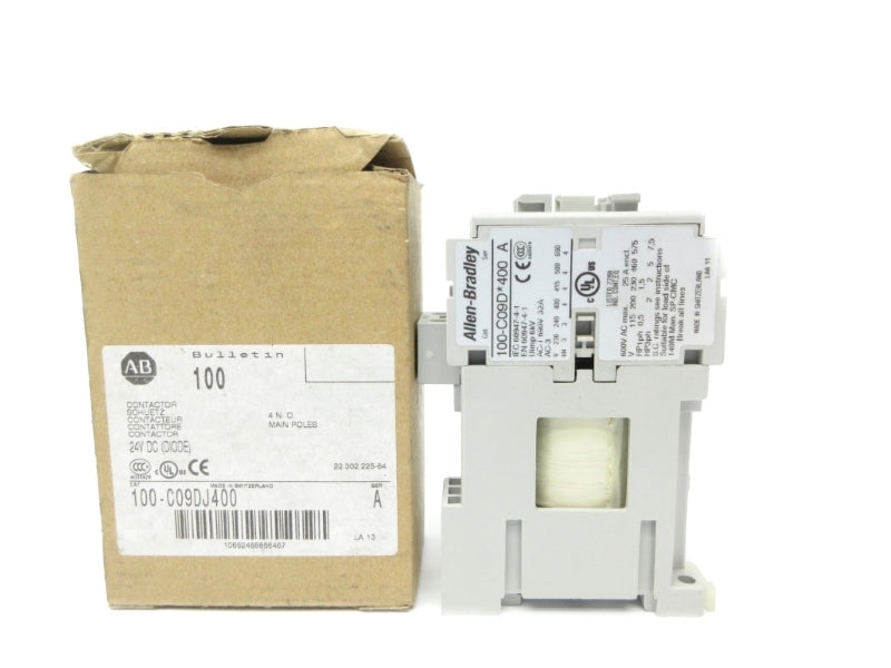 ALLEN BRADLEY 100-C09DJ400 SER. A 24VDC 9A (BR/WH) NSMP