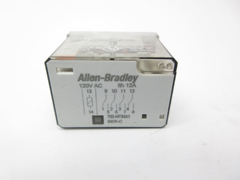 ALLEN BRADLEY 700-HF34A1 SER. C 120VAC 12A NSNP