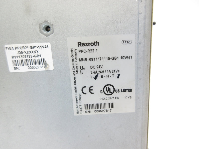REXROTH R911171115-GB1 24VDC 3.4A NSNP
