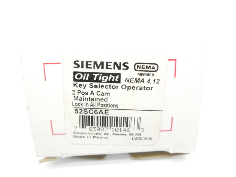 SIEMENS 52SC6AE (NO KEY) NSMP