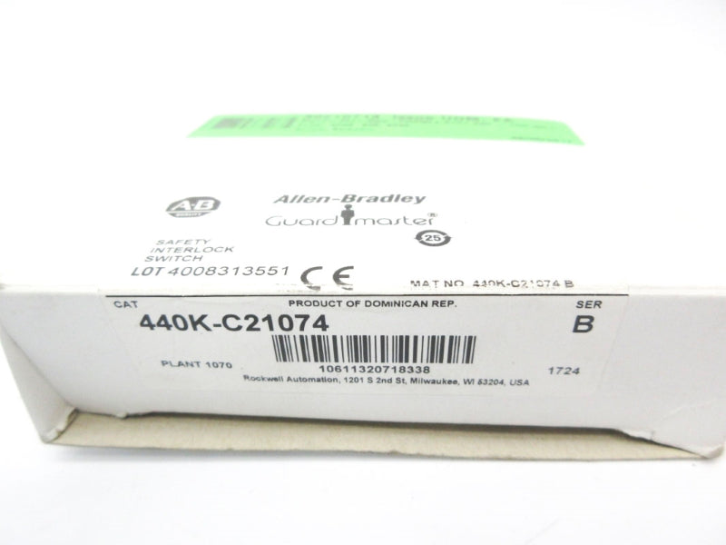 ALLEN BRADLEY 440K-C21074 SER. B 240VAC 10A (WH) NSMP