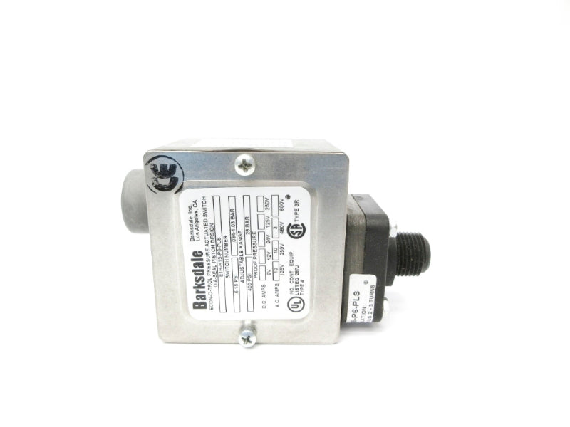 BARKSDALE E1H-H15-P6-PLS 600V 10A 400PSI NSMP