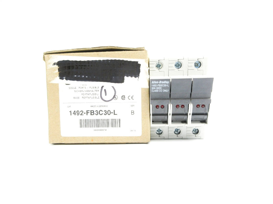 ALLEN BRADLEY 1492-FB3C30-L SER. B 600V 30A (BR/WH) NSMP