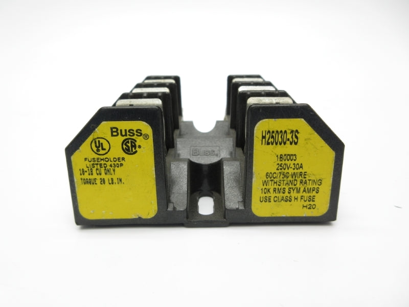 BUSSMANN H25030-3S 250V 30A (AS PICTURED) UNMP