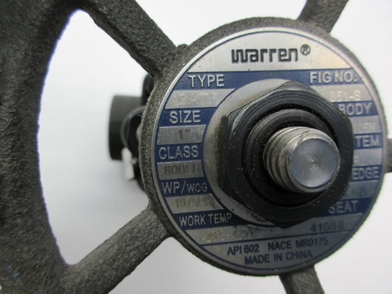 WARREN 851-S 1975PSI 1" NSNP