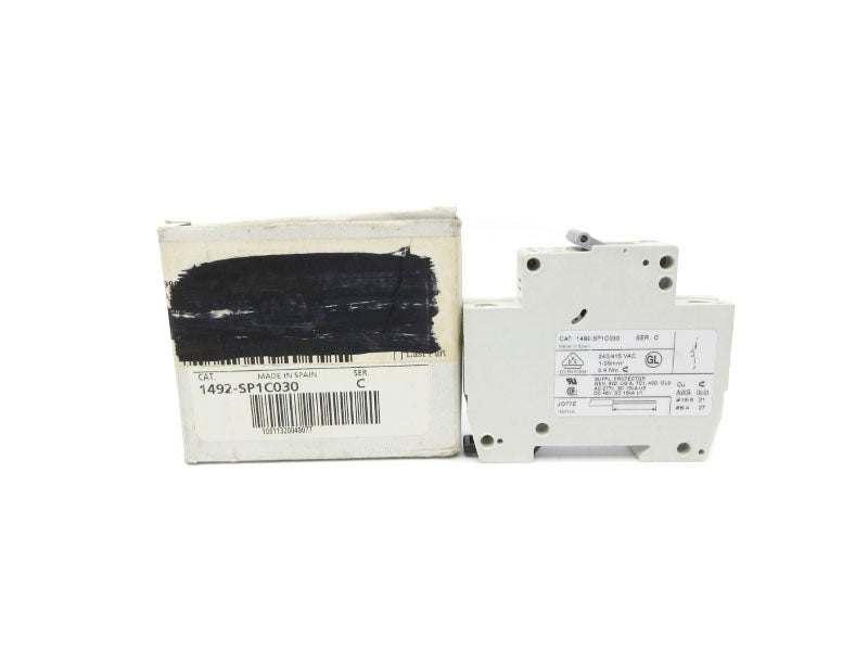 ALLEN BRADLEY 1492-SP1C030 SER. C 240/415VAC 3A (PKG OF 2) NSMP