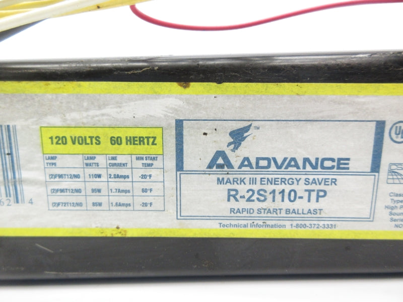 ADVANCE R-2S110-TP 120V 2.0A NSNP