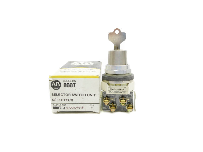 ALLEN BRADLEY 800T-J44KA7B SER. T (BK/YL) NSMP