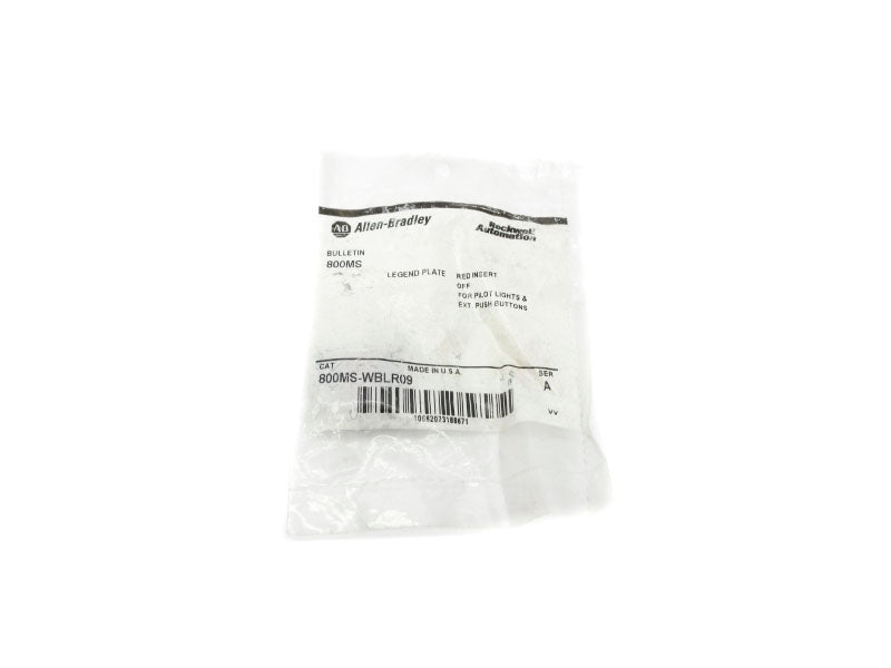 ALLEN BRADLEY 800MS-WBLR09 SER. A NSMP