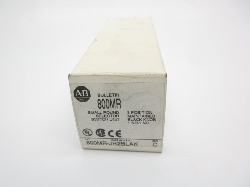 ALLEN BRADLEY 800MR-JH2BLAK SER. C (WH) NSMP