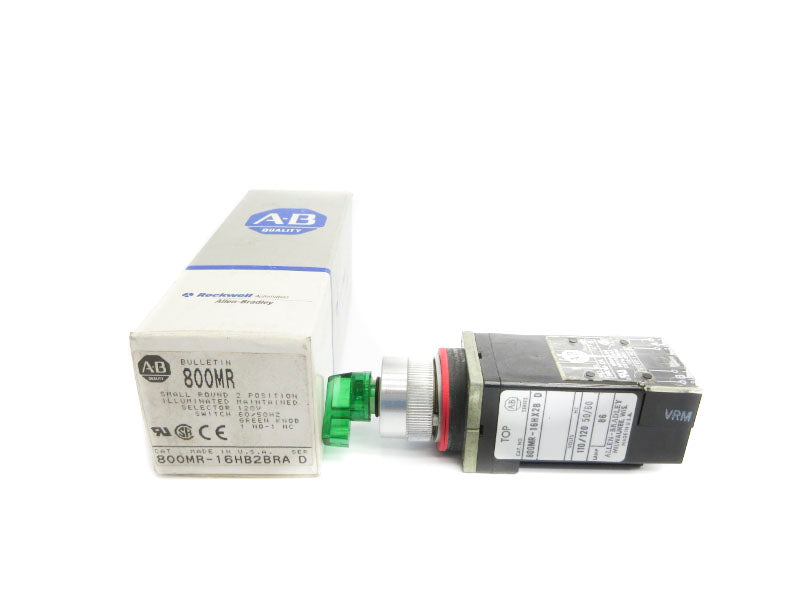 ALLEN BRADLEY 800MR-16HB2BRA SER. D 110/120V (GY/BL) NSMP