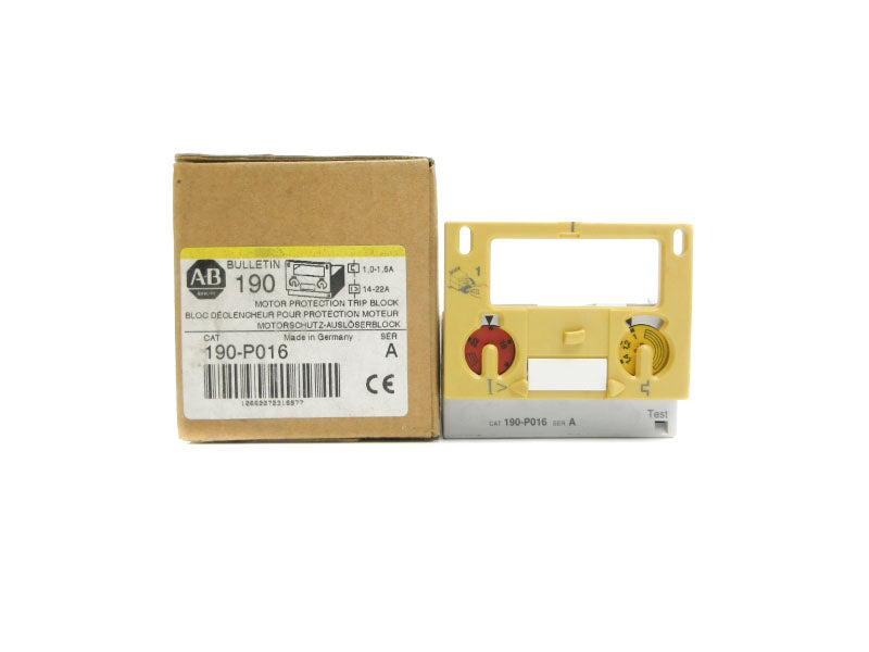 ALLEN BRADLEY 190-P016 SER. A 575V 14-22A (BR/YL) NSMP