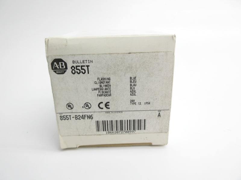 ALLEN BRADLEY 855T-B24FN6 SER. A 24V (WH) NSMP